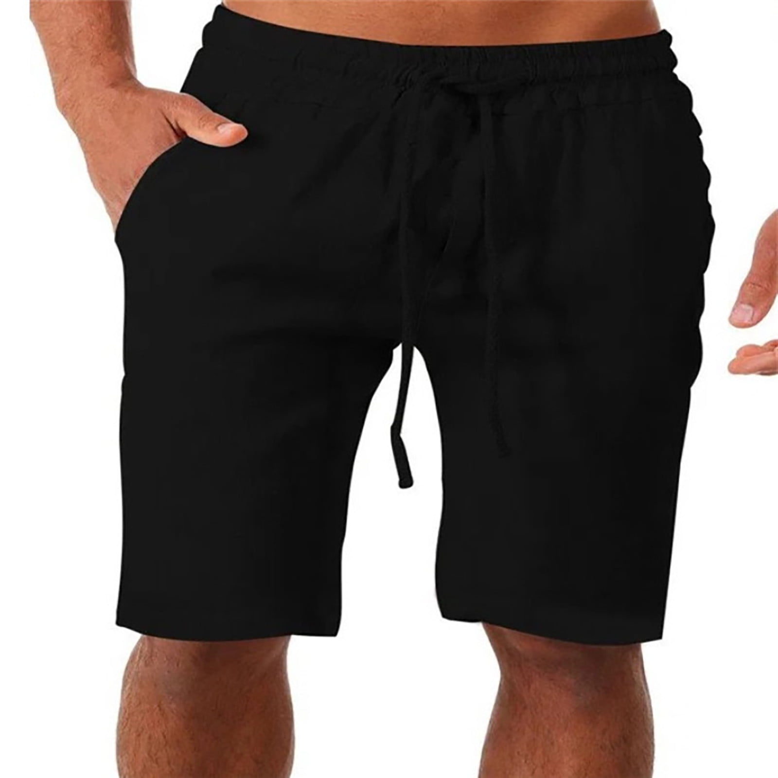 Men Running Shorts with Zipper Pockets Quick Dry Gym Athletic Workout 5 ...