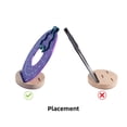 thumbnail image 3 of Tignapoo Aluminum Alloy Circle of Fifths Wheel for Music Theory, Chord Progression Chart, Guitar Learning Tool with Non-Slip Base, RMT-A2P in Purple, Grey, or Black, 3 of 6
