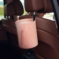thumbnail image 5 of Wukai Pig'S Tail Print Car Trash Can - Easy to Clean Hanging Garbage Bin - Removable Liner - Leak-Car Garbage Can - Waterproof Trash Can for Car and SUV, 5 of 7