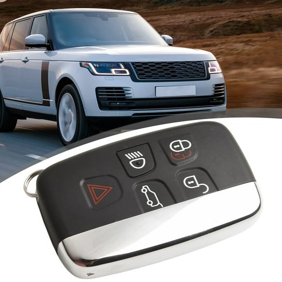Car Replacement 5 Button Remote Key Fob Case Shell For Land Rover For Range Rover ABS+Metal Key Fob Case Shell Car Accessories