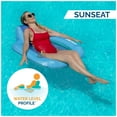 thumbnail image 5 of SwimWays Spring Float Sunseat, Inflatable Pool Lounge Chair with Backrest, Pool Float for Adults, 5 of 8