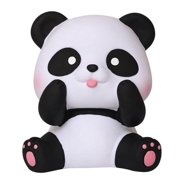 kurtrusly Money Bank Desktop Animal Statue Lovely B Cartoon Sculpture Panda Style Style A