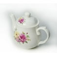 thumbnail image 3 of European Style Porcelain Teapot, Small Teapot with Flowers Coffee Tea Water Pot Vintage Ceramic Litter Kettle (14oz), 3 of 4