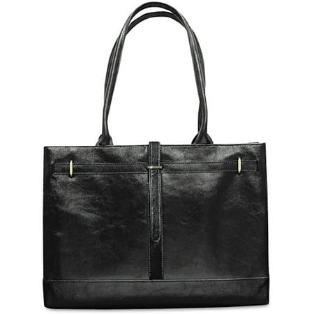 Buxton Kelly Bag Business Case, Genuine Leather, Black