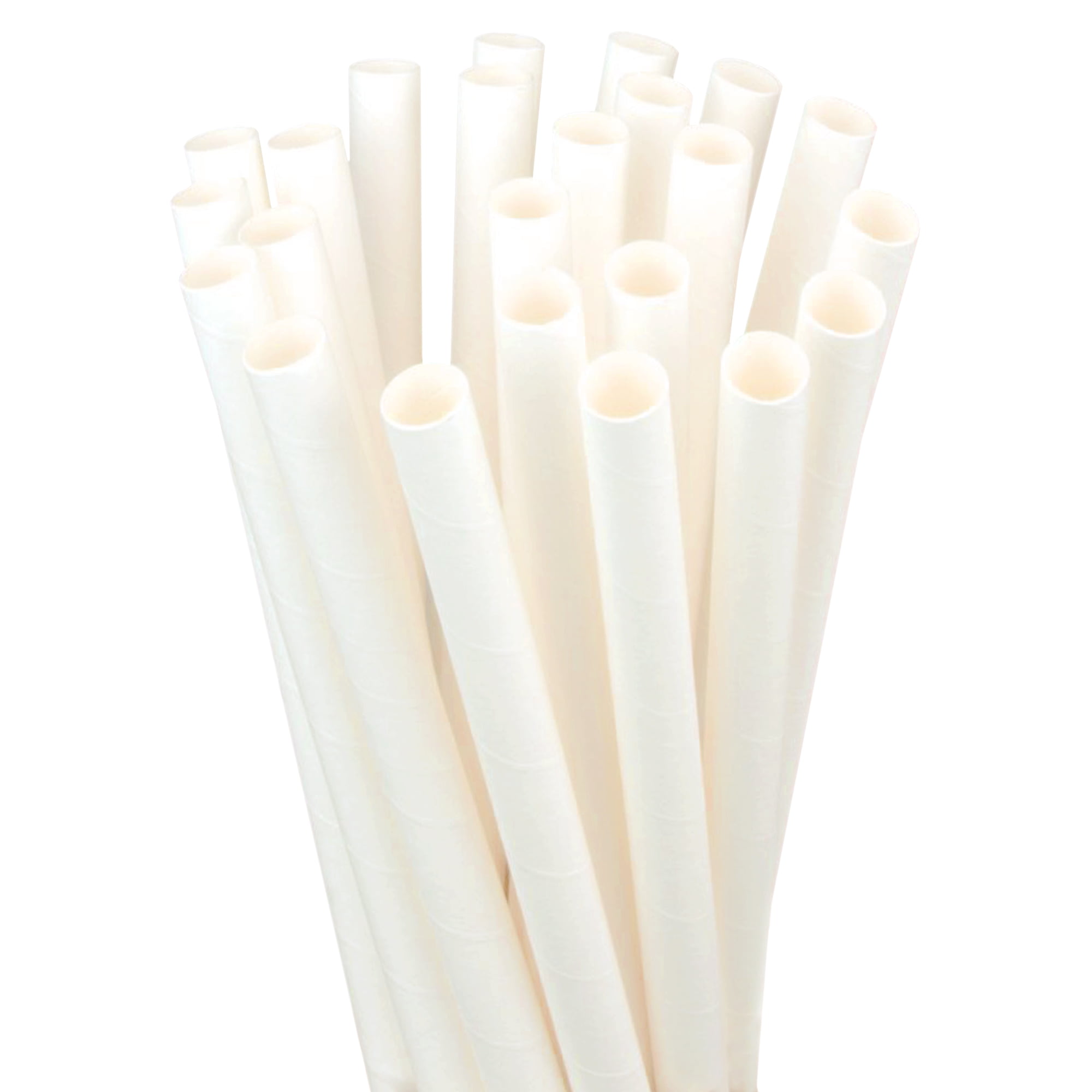Milk Juices Home Parties Etc 20 cm Long with 6MM Bore Travel Smoothies 250 Pack Paper Straws for Coffee DIY Projects Eco-Friendly Biodegradable Straws Office 