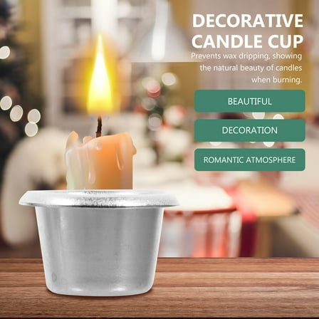 Worgeous Colored Candlesticks Holder Metal 10Pcs 0.9In