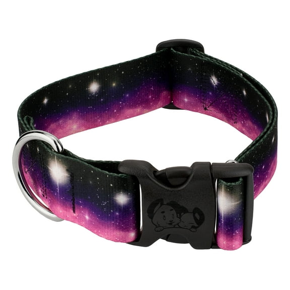 Country Brook Petz® 1 1/2 inch Deluxe Heavenly Space Dog Collar, Large