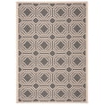 thumbnail image 2 of Safavieh Courtyard Brooklyn Geometric Indoor/Outdoor Area Rug, Anthracite/Beige, 5'3" x 7'7", 2 of 6