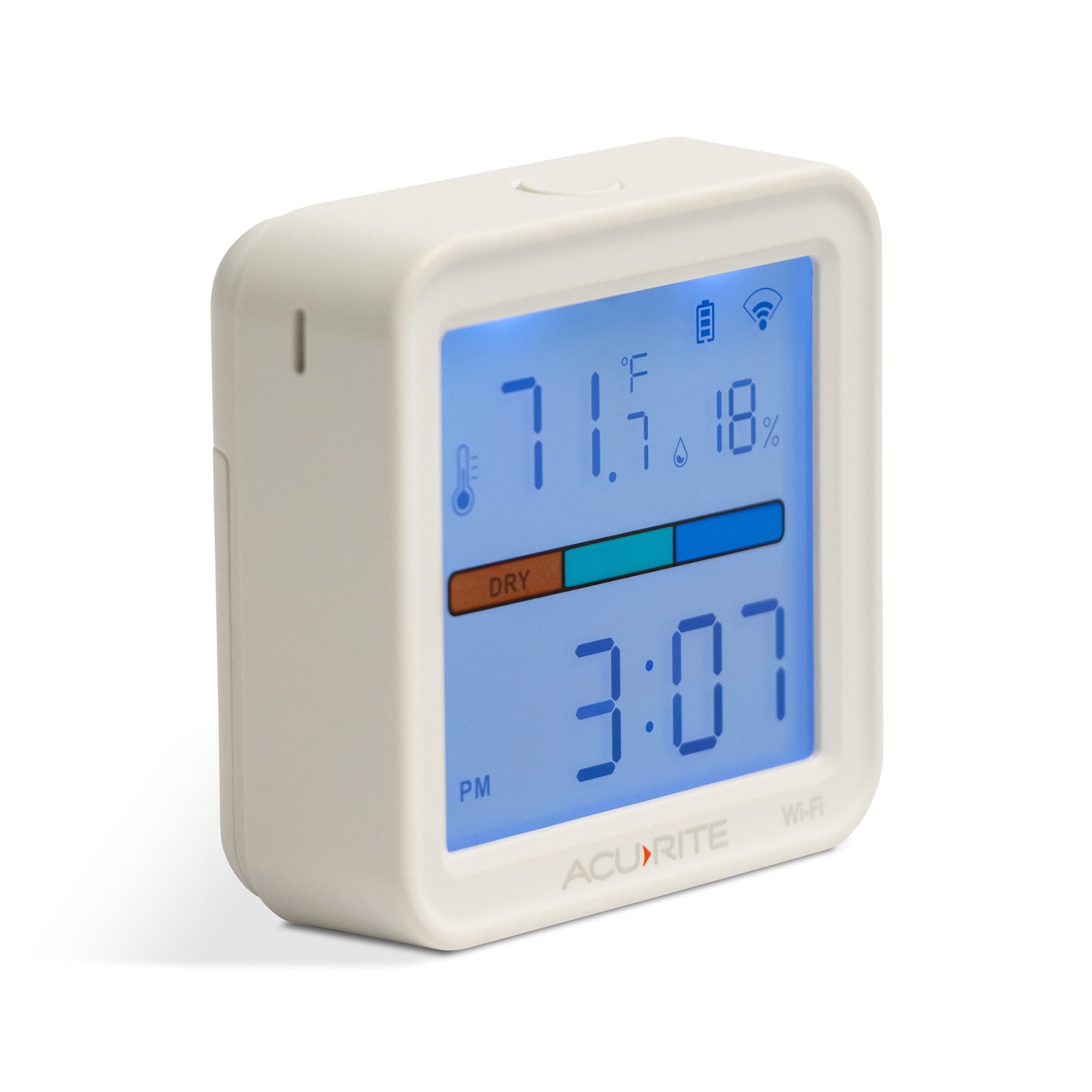 AcuRite 17017W Smart WiFi Indoor Thermometer & Hygrometer – Temperature and Humidity Monitor with App, Digital Display, Comfort Meter, Remote Alerts