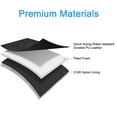 thumbnail image 5 of Toiletry Bag for Men Water-resistant Large Travel Shaving Grooming Dopp Kit Bathroom Organizer PU Leather Portable Cosmetic Storage Bag Black, 5 of 10