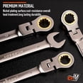 thumbnail image 4 of Juego de llaves HORUSDY Ratchet 8-19 mm, 12 piezas con organizador, 4 of 9