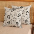 thumbnail image 2 of Fall Pillow Covers 18x18 Set of 2 Black Pumpkin Maple Leaf Pillowcase Autumn Harvest Thanksgiving Decorations Outdoor Throw Pillow Covers Linen Farmhouse Fall Decor Cushion Case for Couch Home, 2 of 6