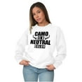 thumbnail image 3 of Camo is a Neutral Color Cute Hunter Sweatshirt for Men or Women Brisco Brands M, 3 of 6