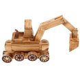 thumbnail image 2 of KAKOWELY small excavator toy Wooden Excavator Toy For Kids Small Digger Vehicle Plaything Construction Play Toy Miniature Engineering Vehicle Model Small Excavator Toy, 2 of 5