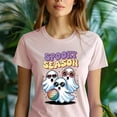 thumbnail image 5 of Spooky Season Retro Ghost Shirt, Cute Halloween Party Tee, Ash, Size XL, 5 of 6
