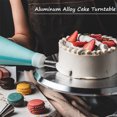 thumbnail image 2 of Zootealy 12 Inch Aluminium Alloy Cake Turntable Rotating Cake Stand Turntable for Cake Cake Decorating Supply, 2 of 7