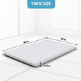 thumbnail image 5 of Native Nest Matelas de Sol Futon Japonais, Pliable Shikibuton, Simple, Gris, 5 of 5
