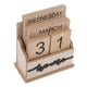 thumbnail image 4 of Calendario De Escritorio De Madera Con Fecha Perpetua, Calendario De Escritorio De Madera Reutilizable Para Oficina Para Escritorio Para El Hogar Anggrek AGX3056, 4 of 8