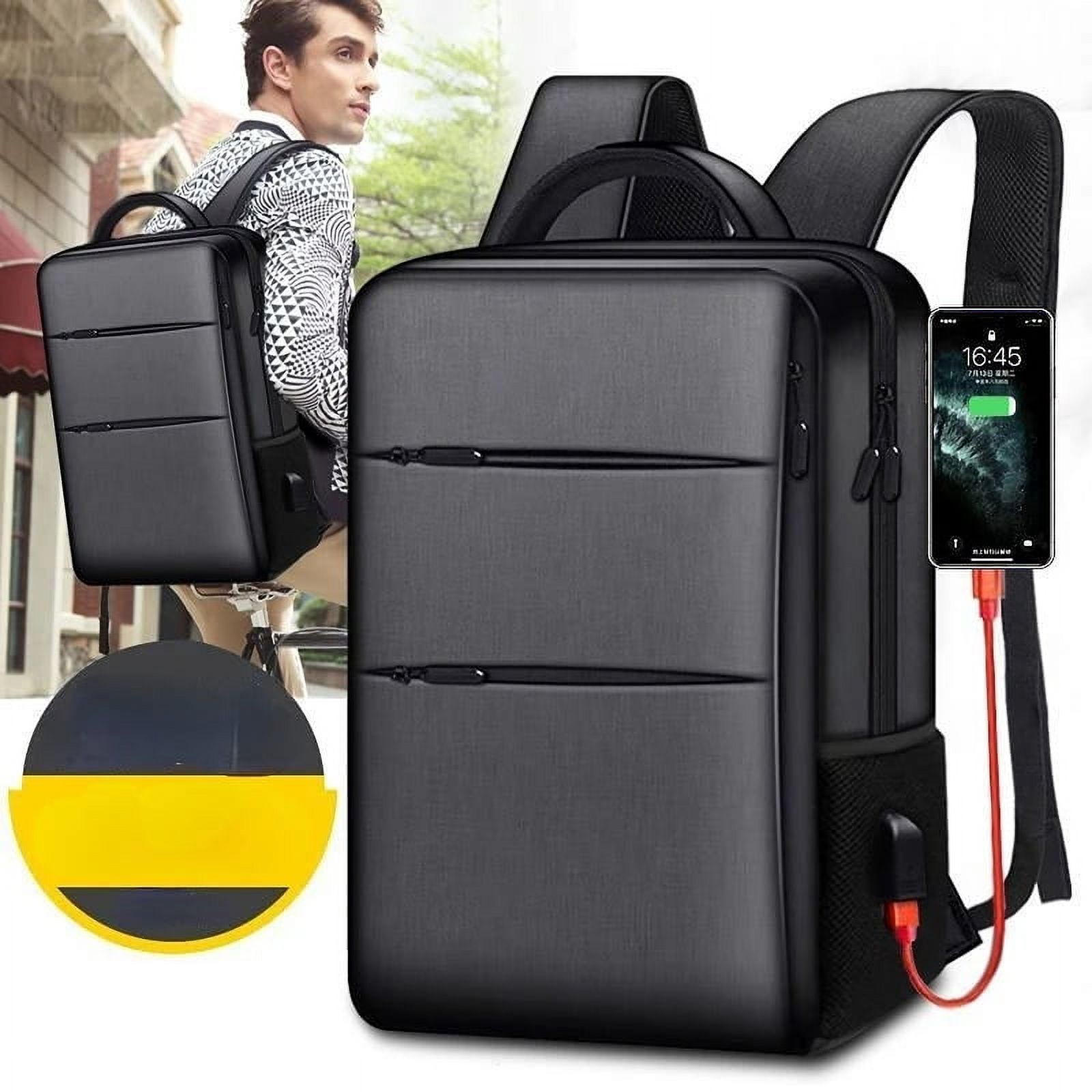 Business Backpack for Men Fit 18 Inch Laptop Backpack Multifunctional ...