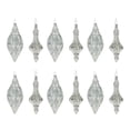 thumbnail image 3 of Melrose International Glittered Glass Drop Ornament (Set of 12), 3 of 3