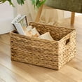 thumbnail image 2 of Bouclair Natural Water Hyacinth Basket Medium, 2 of 6
