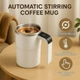 thumbnail image 2 of Automatic Magnetic Stirring Cup & Electric Coffee Mug with A Built-in LCD Thermometer, Perfect for Brewing Coffee, Milk, Cocoa, Etc | Self-Stirring Travel Mug (Pink), 2 of 9
