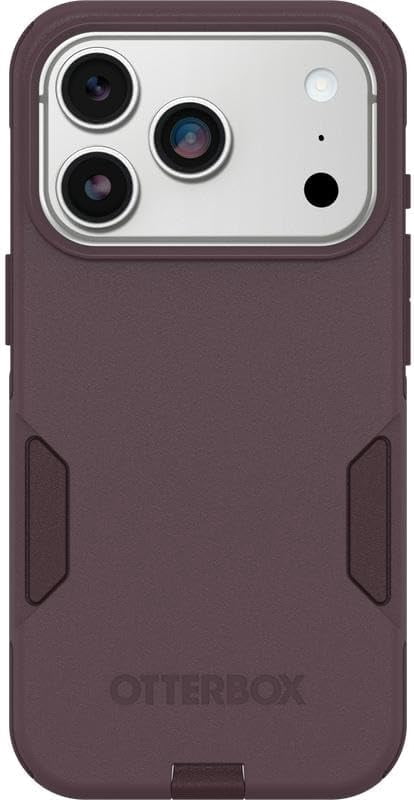 OtterBox iPhone 17 Pro (Only) Bundle: Commuter Series MagSafe Case & Screen Protector - Purple Mystery - Built-in magnets - Thin & Protective - with Port Protection - Non-Retail Packaging