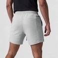 thumbnail image 6 of Yaoyar Men's American Style Basketball Shorts Cotton Breathable Mid Length 5 Inch Inseam Active Bottoms, 6 of 6