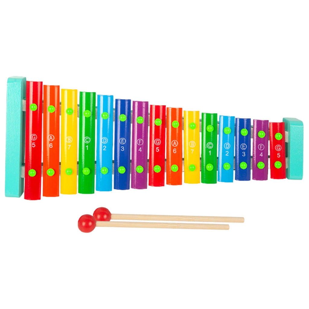 Funny Colorful 5-Note Xylophone Musical Early Baby Toddler Educational Toys CB 