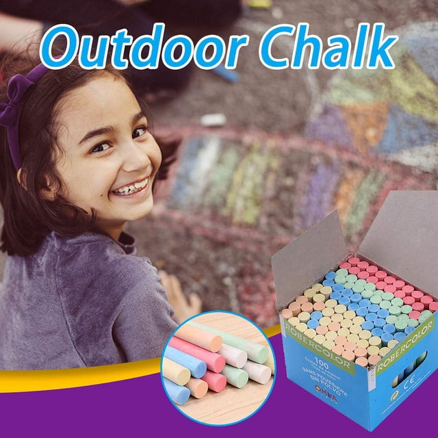 Sidewalk Chalk, Endless Fun Kids Chalk Non Toxic for School