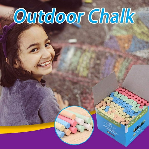 Dust Free Chalk Colorful Drawing Chalk for Blackboard Office School Stationary