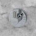 thumbnail image 6 of Tella Round Series 2-Piece Stainless Steel Robe Hook Set in Polished Chrome, 6 of 7