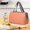 Orange, variant on Lunch Tote Bag for Women | Waterproof Insulated Lunch Bag, Foldable Thermal Food Carrier with Wide Opening & Double Zipper for Office, Commute & Daily Meal Transport, Orange