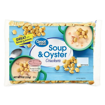 Great Value Soup & Oyster Crackers, 9 oz