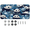 Multicolor 2, variant on ADECORIVY Panda Stars Moon License Plate, Aluminum Decorative Novelty Vanity Tag with 4 Holes, Front Plate for Men Women Car Tag Accessories, 6 x 12 inch