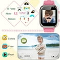 thumbnail image 2 of SZBXD Kids Smart Watch with SOS, Smartwatch Kids Phone Watch with 11 Games Pedometer Music Camera, Smart Watch for Kids Boys Girls 4-12 Years,Birthday Gifts for Children(Pink), 2 of 7