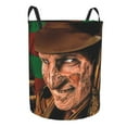 thumbnail image 2 of Horror Freddy Krueger Laundry Hamper, Waterproof Laundry Basket, Lightweight Laundry Bag with Handles in Nursery, Collapsible Clothes Storage Toy Organization for Bathroom Bedroom Laundryroom, 2 of 8