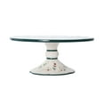 thumbnail image 2 of Pfaltzgraff Winterberry Round Cake Plate White with Green and Red Accents, 2 of 7