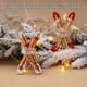 thumbnail image 4 of Toystoory Colgante de Navidad, decoración de Navidad, calcomanía colgante de larga duración, accesorio de bricolaje, colgador de puerta Kits de decoración para fiestas Rojo, 4 of 6