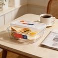 thumbnail image 4 of Transparent Plastic Food Container, Airtight Kitchen Storage With Stackable Design, for Pantry Organization, Clear, 4 of 6