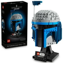 LEGO Star Wars Jango Fett Helmet - DIY Model Kit For Adults 18 - Collectible Building Set - Room Decor Idea For Attack of the Clones Fans - Unique Gift Idea for Men and Women - 75408