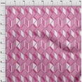 thumbnail image 3 of oneOone Georgette Viscose Fabric Parallelogram & Triangle Geometric Fabric Prints By Yard 42 Inch Wide, 3 of 4