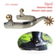 thumbnail image 5 of Eigraketly Paquete de 2 espuelas para montar a caballo de acero inoxidable, Rowel para montar, profesional, portátil, para principiantes, Cuidado ecuestre y deportes, 5 of 6