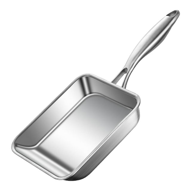 veasfak Kitchen Fry Pan Burger Pan Japanese Omelette Pan for Party Household Camping