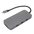 thumbnail image 4 of 10 en 1 adaptador de concentrador USB C de alta velocidad multipuerto USB3.0 de estación de acoplamiento para sistema operativo Windows para Andriod, 4 of 8