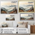 thumbnail image 4 of Designart "Whispering Serenity Of A Mountain Morning I" Landscape Mountains Floater Framed Canvas Art Print, 4 of 5