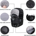 thumbnail image 5 of Sombreros de bombardero, sombrero de caza, gorro de invierno con orejeras, trampero con protector facial y gafas protectoras para actividades al aire libre, unisex., 5 of 5