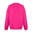 thumbnail image 5 of WTXUE Long Sleeve, Women'S Sports Sweatshirt Basic Solid Color Pullover Casual Top, Workout Tops, T-Shirts (Hot Pink, XL), 5 of 5