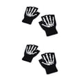 thumbnail image 3 of Greeniant Manoplas de Halloween tejidas Unisex deportes guantes sin dedos protectores de manos mujeres luminosas oscuras Cosplay niñas ciclismo Tipo 1 2Conjunto, 3 of 6