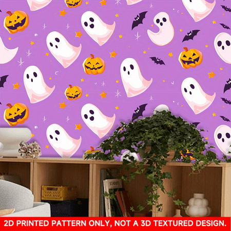 1 PC, 2D Flat/ wallpaper wall stickers, complex design patterns, 39.37x15.75 inches (100x40cm), self-adhesive wallpaper, detachable and cutting PVC stickers, suitable for wall/staircase/furniture dec